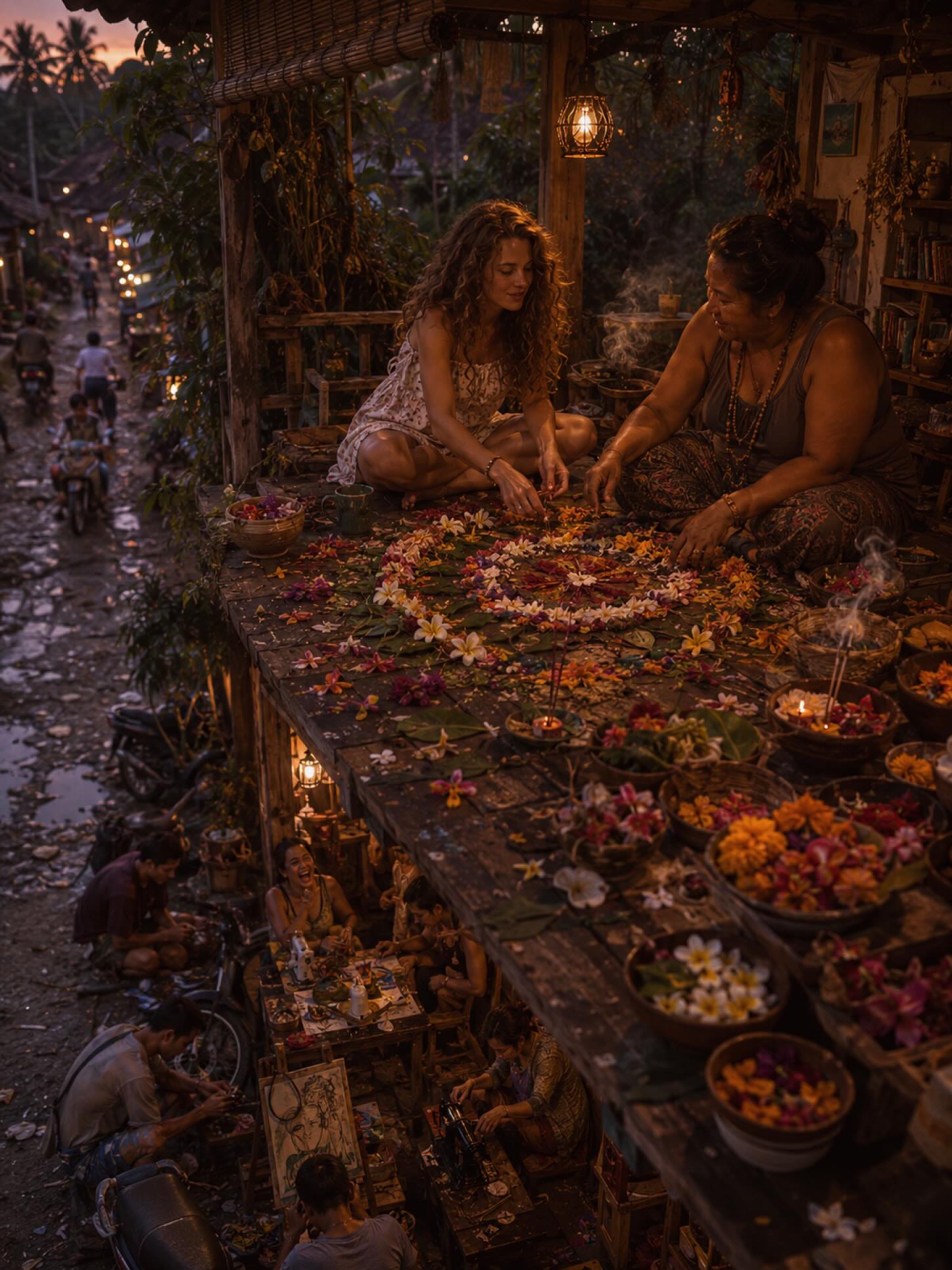 i’ll never forget sitting on the floor making a mandala with women who were completely unafraid of their imperfections.

i think something in me shifted there. 🪞